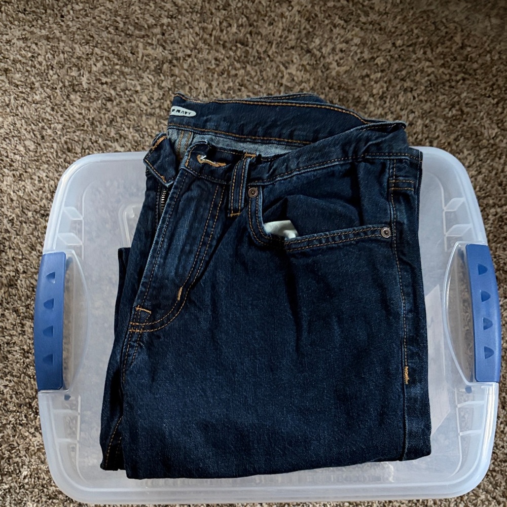 Old Navy Men's Deep Indigo Relaxed Jeans